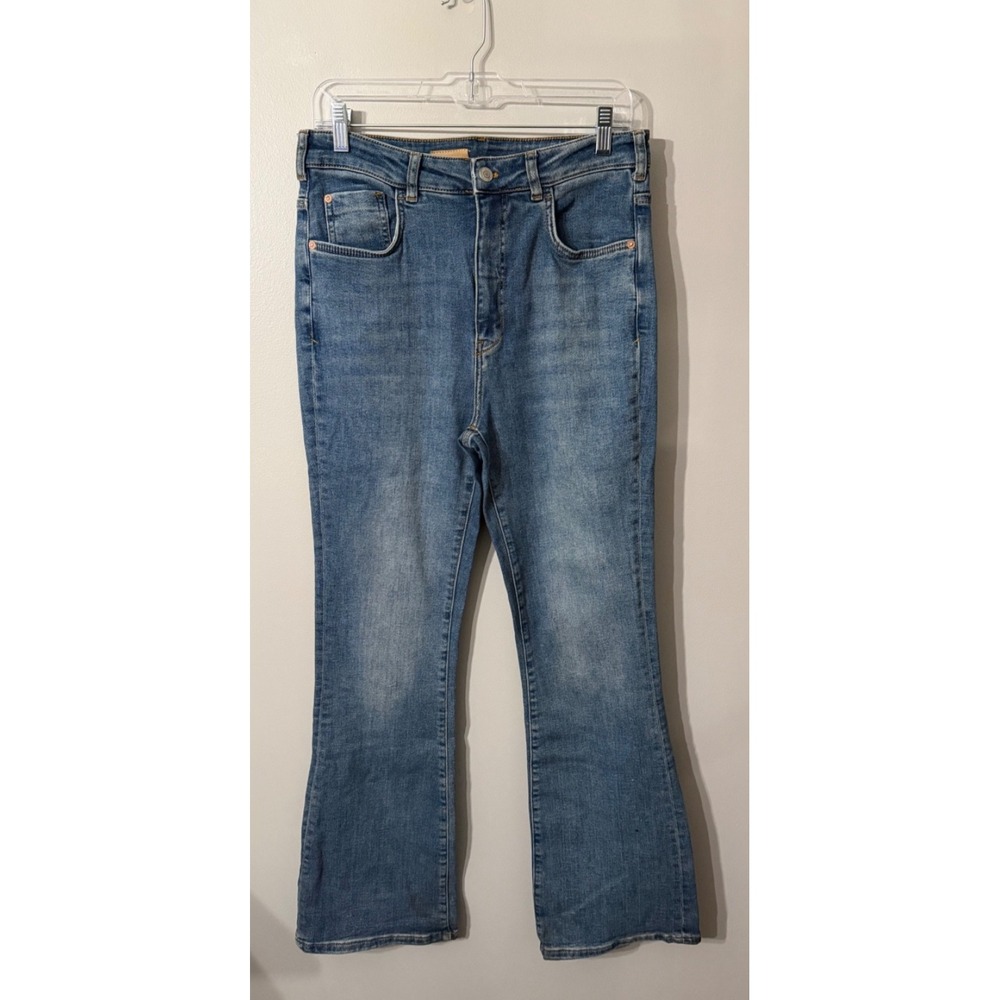 Anthropologie Pilcro Jeans High Rise Boot Cut Medium Wash weans Size 30